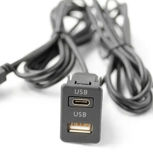 150cm Bil Dash Mount 2 Usb Port Panel Auto Båd Dual Usb-tapyc Forlængerkabel Adapter Til