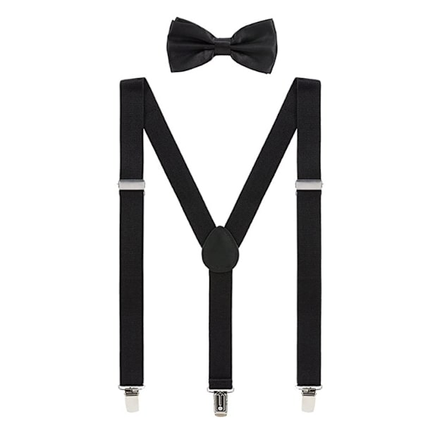 Herrar Byxor Suspenderbälte Y-formad med Legeringsspännen Justerbara Byxhängare Elastiska Suspenderar One Size Fits Most People