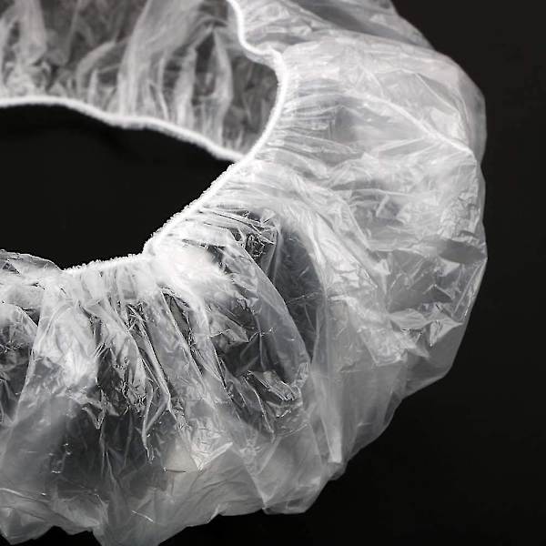 100 st Universal Transparent Rattstyrningsöverdrag Skyddande Elastisk Vattentät Plastlock Överdrag Rattöverdrag Bilinredning Tillbehör