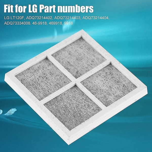 3 kpl Vaihtoilmansuodatin LG Lt120f Kenmore Elite 469918 Jääkaappipakastin Fresh Flow Jääkaapin Suodatin