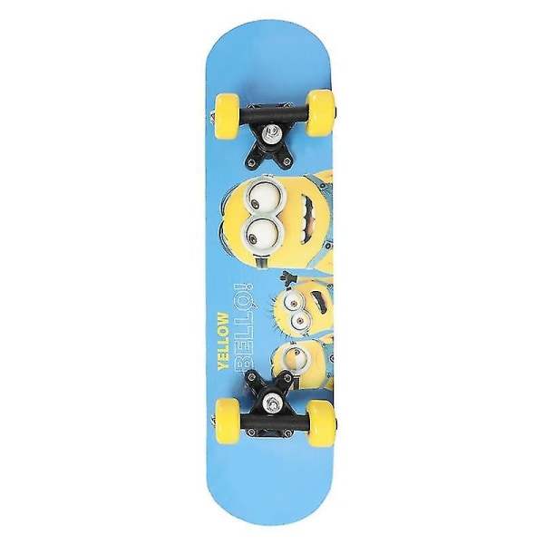 Dubbel Rocker Longboard Cartoon Barn Skateboard Maplebräda Barn Skateboard Skateboarding