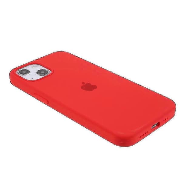 Silikonfodral för iPhone 14 Silkeslen känsla Solid fiberfoder Anti-fingeravtryck Stötsäkert skal_jjs Style F