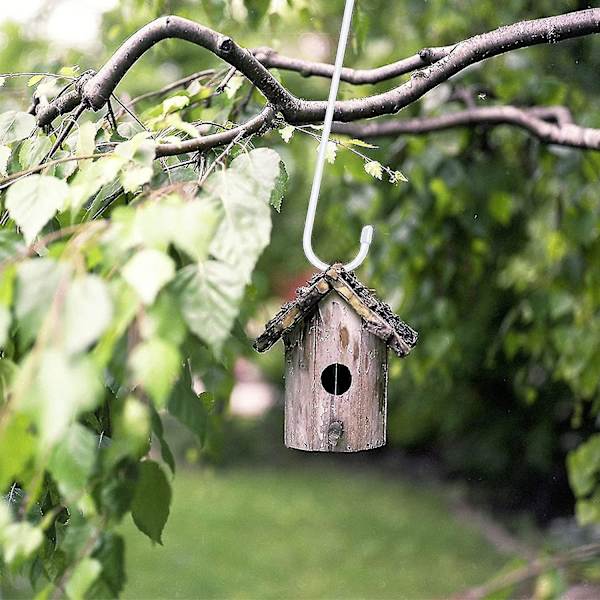 8 Pak 10 Tommer Ekstra Store S-Kroge Til Hængende Planter Udendørs, Hvide Lange S-Formede Forlængelseskroge Til Køkkenudstyr, Pergola, Skab