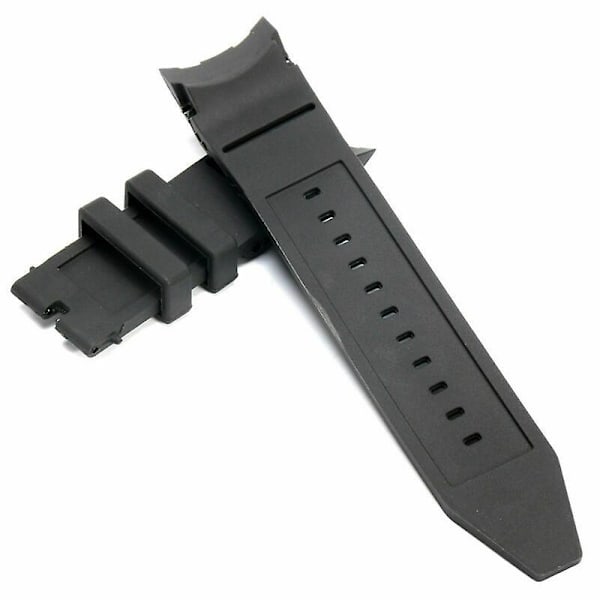 26mm sort gummirem til Invicta Pro Diver Collection Chronograph