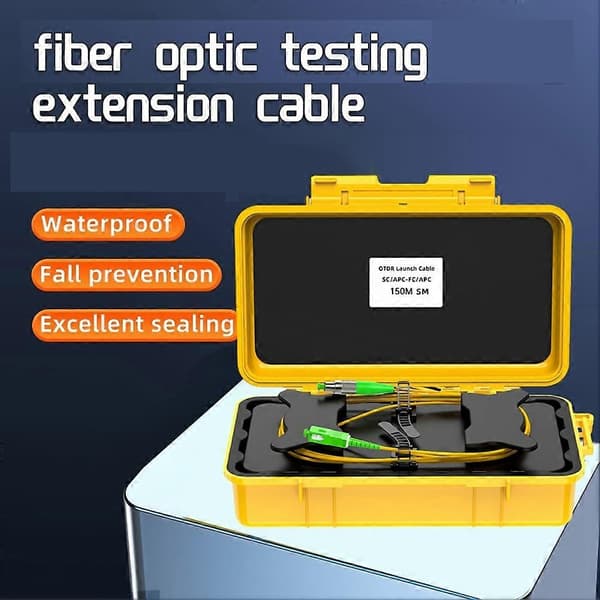 150M fiberoptisk OTDR-startkabelbox SC/-SC/ SCAPCSCAPC