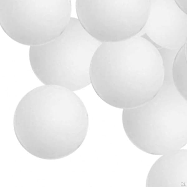 150 stk. 40 mm bordtennisbolde til børnefester og kæledyrslegetøj white