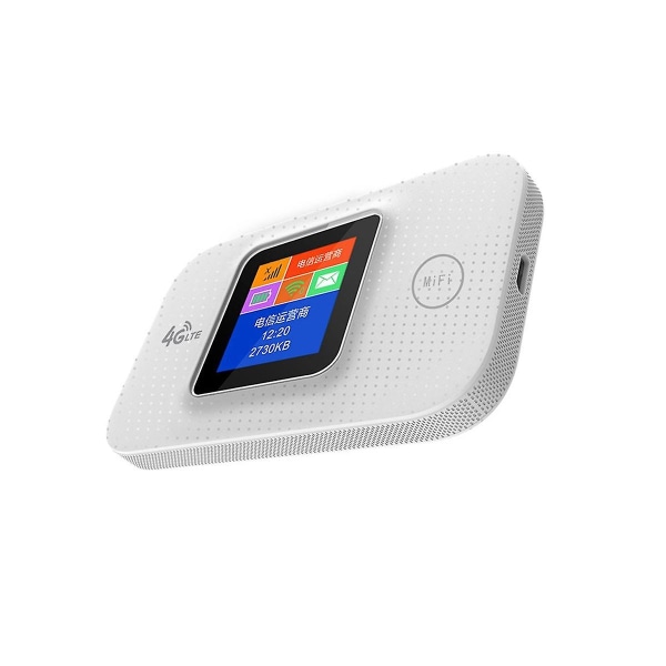 4G SIM-kort WiFi-ruter Farge LCD-skjerm LTE WiFi-modem SIM-kort ruter MiFi lomme Hotspot innebygd