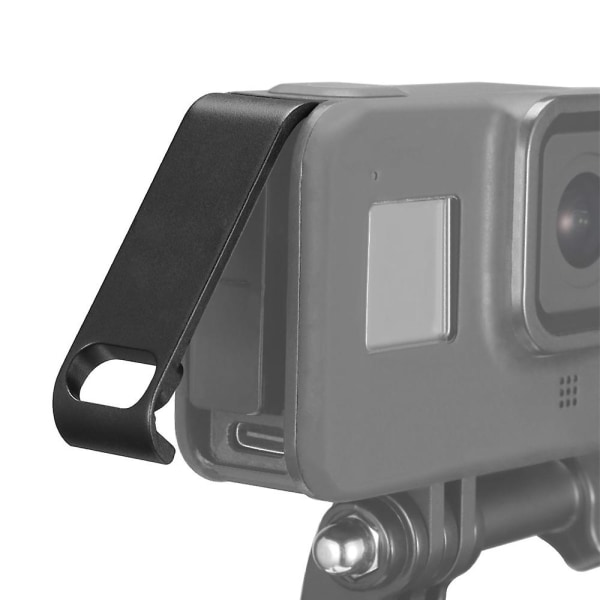 Kameran akkukotelon cover pikalukitus Type-c latausportin cover, joka on yhteensopiva Gopro Hero 8 Black:n kanssa