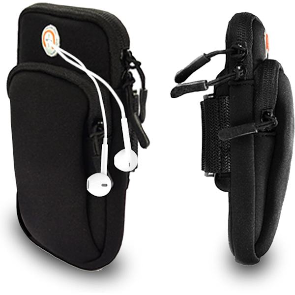 Løpearmbånd Telefonholder, Stropp for telefonløping, Mobil Armbåndsveske, Kompatibel for iPhone XS MAX XR 12/11/8/7 Plus, Mobiltelefon