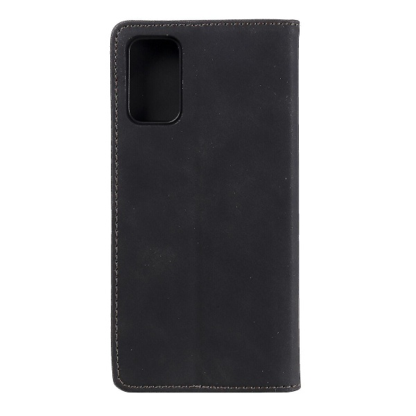 Xiaomi Mi 11i case Magneettisesti suljettava lompakko Kirja Flip Folio Stand View Cover Iskunkestävä - Musta