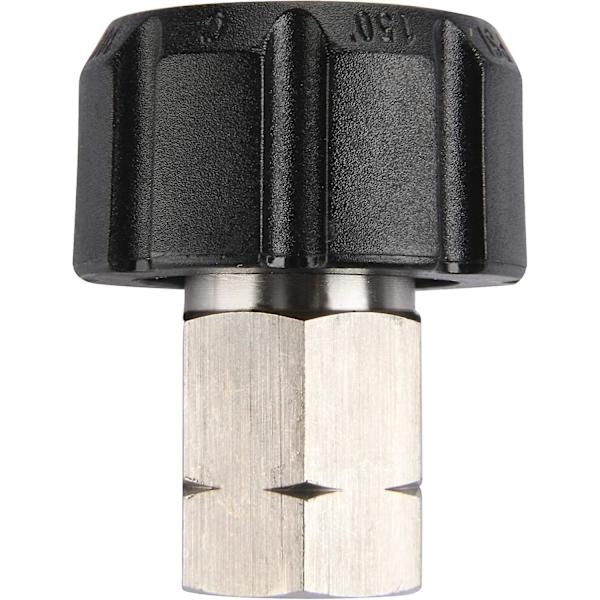 Painepesurin sovitin, naarasmetri M22 - 1/4 tuuman naaras NPT liitäntä, 5000 PSI