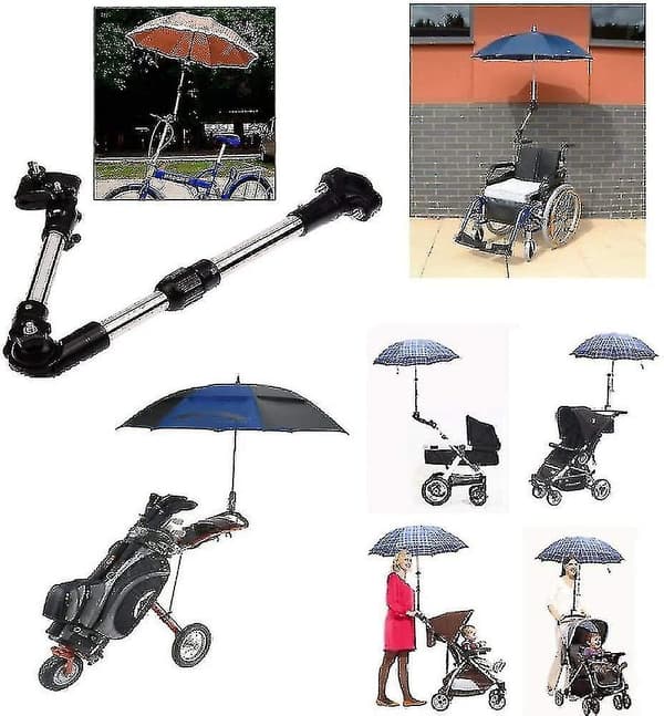 Parasolmontering Stativ Justerbar Udendørs Parasolholder Til Cykel