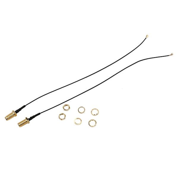 Dobbelbånds Wifi 2.4ghz 5ghz 5.8ghz 8dbi Rp-sma Hann Antenne & 20cm 8 Tommer U.fl Til Rp-sma Hunn Pigtail Kabel 2-pakning