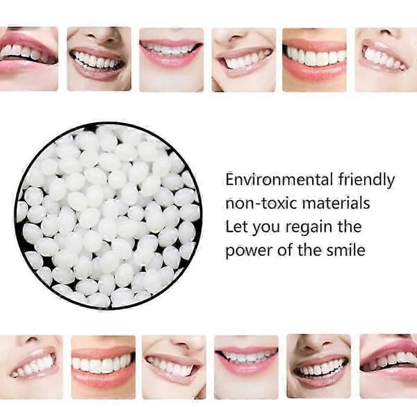 1-5x Stærk Permanent Tandcement til Kroner, 30 ml Tandlim med Langvarig Binding 30 ml 2PCS