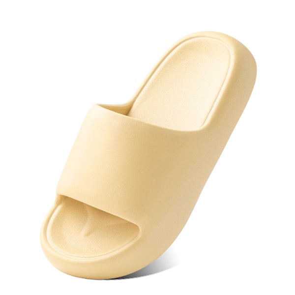 Lätta badtofflor för kvinnor, strand- och poolskor, halkfria hemmatofflor, sommar Amarillo 36