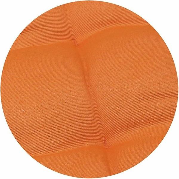 Sæt med 4 Stolepude til Haven, 40x40 cm, Orange