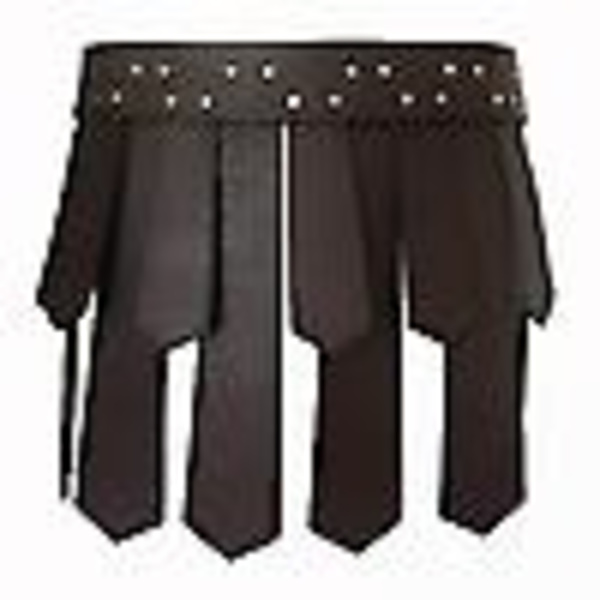 Antik romersk legion gladiator kampbælte nederdel gotisk steampunk pu læder rustning middelalderlig græsk cosplay kostume mænd