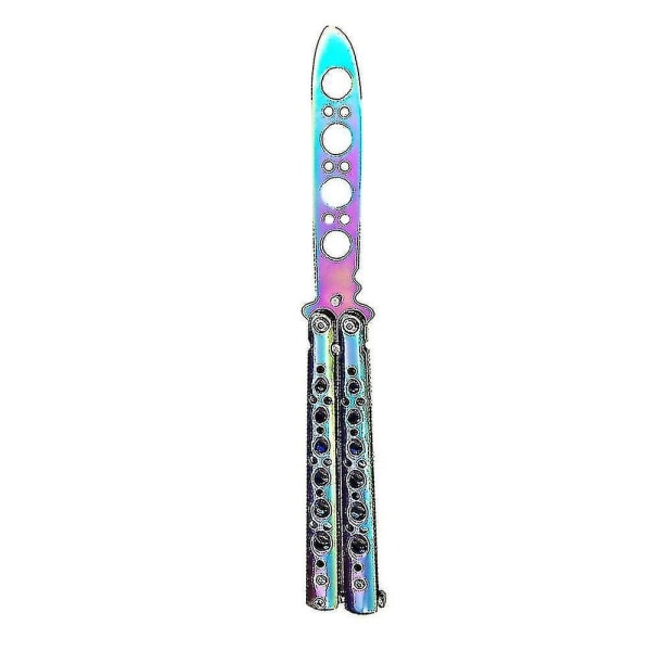 1 stk Butterfly Sharp Tool Dull Safety Usliped Pocket Blunt Balisong Trainer Practice Tool