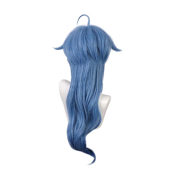 Söt regn cosplay peruk blå ansiktsformning cos spel peruk