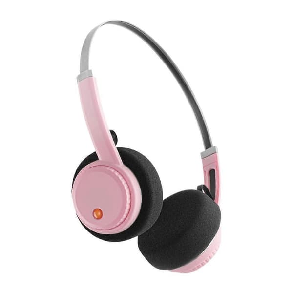 Bluetooth Headset Gennemsigtige Mecha-hovedtelefoner Pink 1pcs