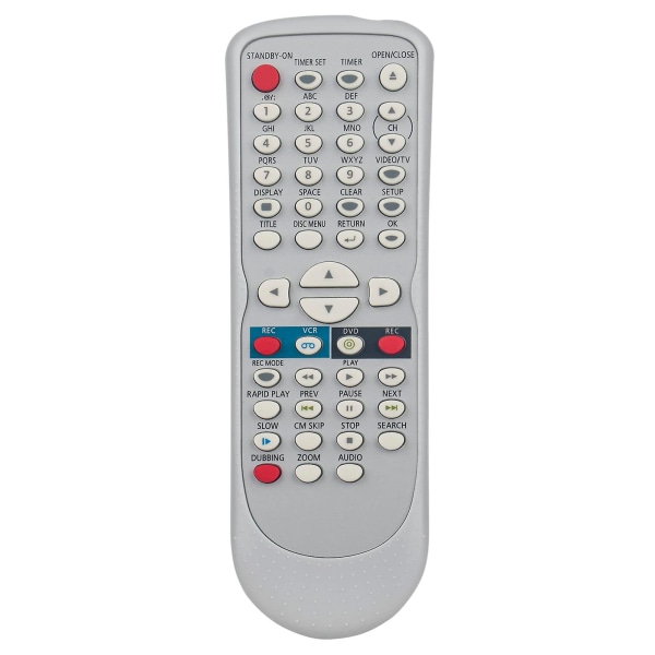 Fjernkontroll Nb654 for Funai Vcr/dvd-spiller, opptaker Nb654ud Sv2000 Wv20v6 Py90vg