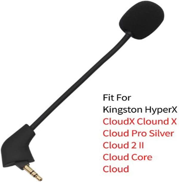 Mikrofoni HyperX Cloud, Cloud X, Cloud Core, Cloud II, Cloud 2 II -melunvaimennuspelipääsetteille