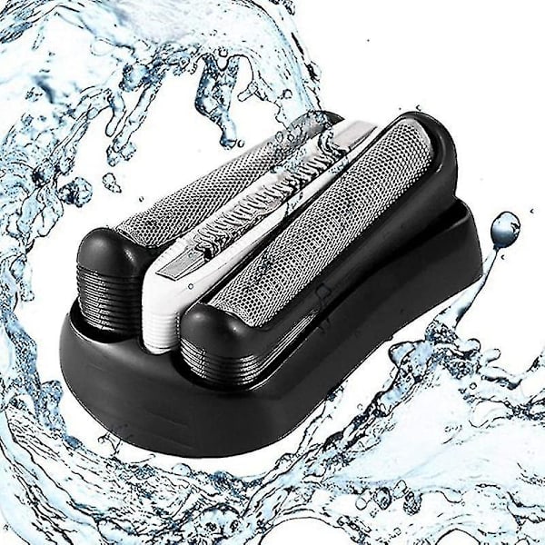 2 stk 32b barbermaskindeler for Braun Series 3, erstatningsfolie og skjær
