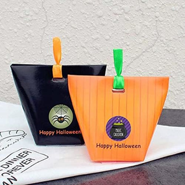 Halloween-forseglingssticker, Halloween-skumle klistremerker Halloween-karakterklistremerker DIY-konvoluttforseglinger Baketikett Paster Sirkelansiktsklistremerker for Hallo