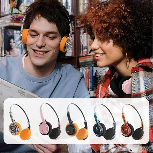 Bluetooth-headset Transparent Mecha-headset Hörlurar Transparent 1pcs