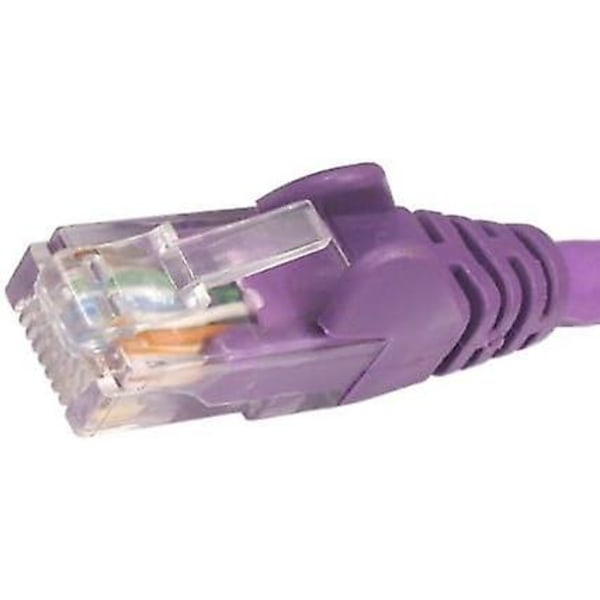 3m Violet Premium Cat5e (forbedret) nettverkskabel - Ethernet - Lan - Patch - Internett - Bredbånd - Ruter - Hub - Modem -10/100