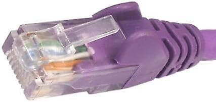 3m Violet Premium Cat5e (forbedret) Netværkskabel - Ethernet - Lan - Patch - Internet - Bredbånd - Router - Hub - Modem -10/100