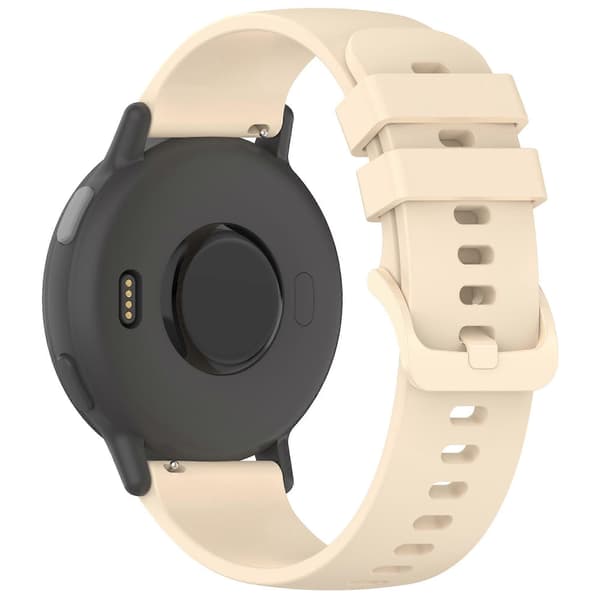Lemonda til Garmin Forerunner 265 Forerunner 255 Silikone Urrem 22mm Quick Release Erstatning Style Light Yellow