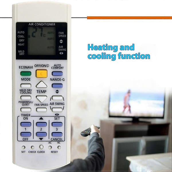 A75C3706 For Panasonic Air Conditioner Remote Control Ergonomic Replacement Wireless Controller