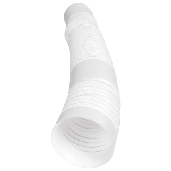 Avgasslang 130 mm, Avgasslang för luftkonditionering, PVC-slang, Luftkonditioneringsrör, Ventilation White