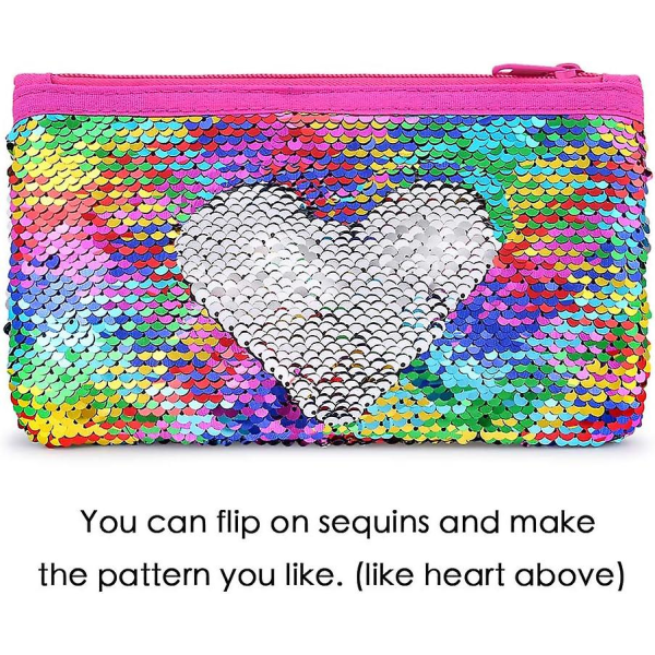 Sequin Flip Stof DIY Sequin Stof Flip Glitter Stof Dekorativ Flip Sequin Stof DIY Material Forsyning