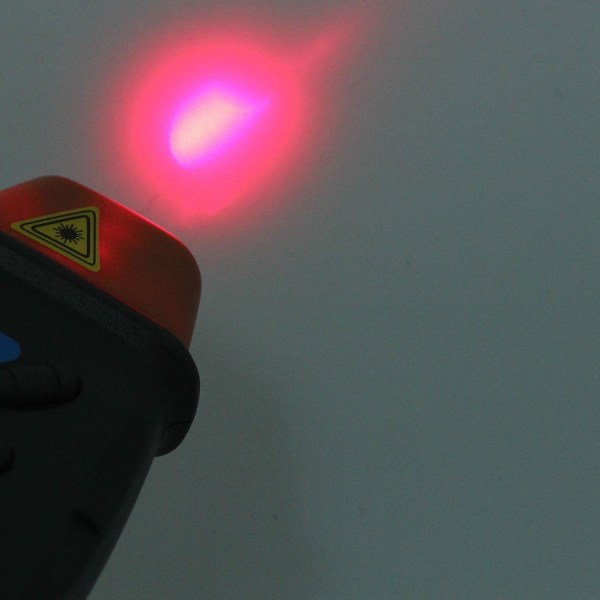 Digitalt display laser-tachometer, berøringsfri fotoelektrisk tachometer, digitalt tachometer Dt2234c1pcs-orange