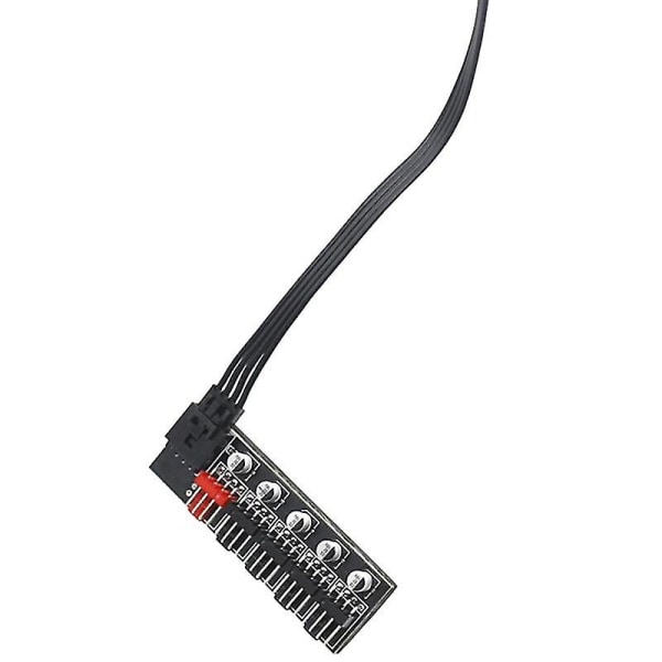 5-porters PC-viftehub Splitter Hastighetsadapter for 4-pin PWM Er Ing Vifte Datamaskinkabel