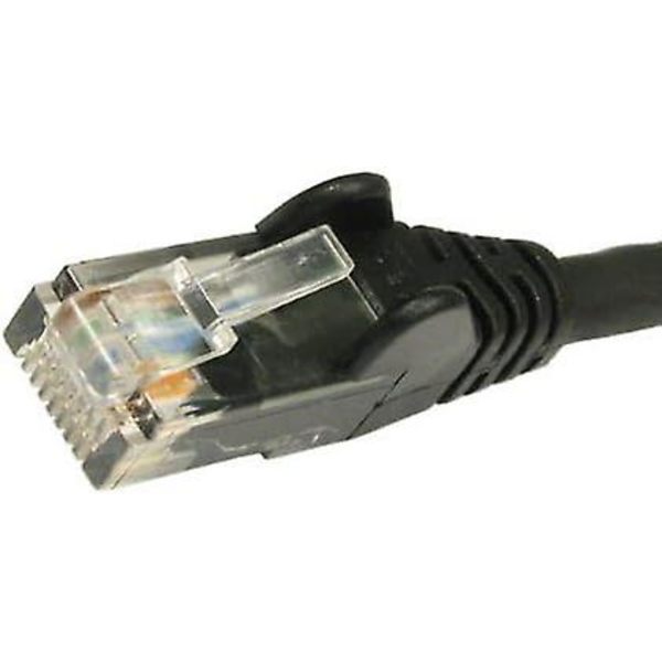 10m Svart Premium Cat5e (förbättrad) Nätverkskabel - Ethernet - Lan - Patch - Internet - Bredband - Router - Hub - Modem -10/100