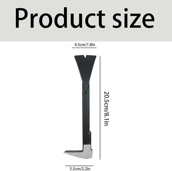 Lever Split Crowbar Crowbar Scraper - Til Renovering Og Nedrivning Poleret Smedt Alloy