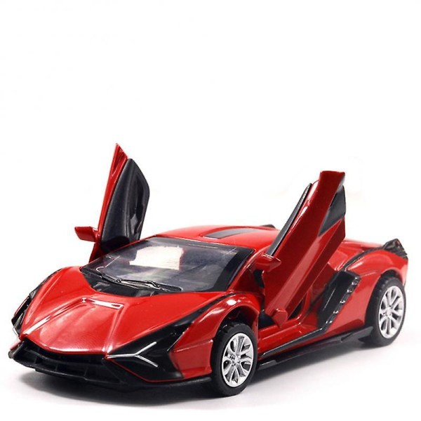 1:36 Lamborghini Simulering Blixtlegering Bilmodell Pojke Dörröppning Ryggkraft Barns