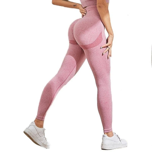 Seksikkäät naiset leggingsit Bubble Butt Push Up Fitness Leggingsit Ohut korkeavyötäröiset legginsit Mujer Seamless Fitne