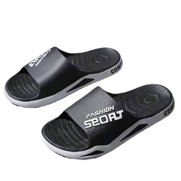 Herr Ultra Mjuka Slides Halkfria Casual Tofflor Öppen Tå Skor Inomhus Utomhus Strand Dusch Azul 40-41