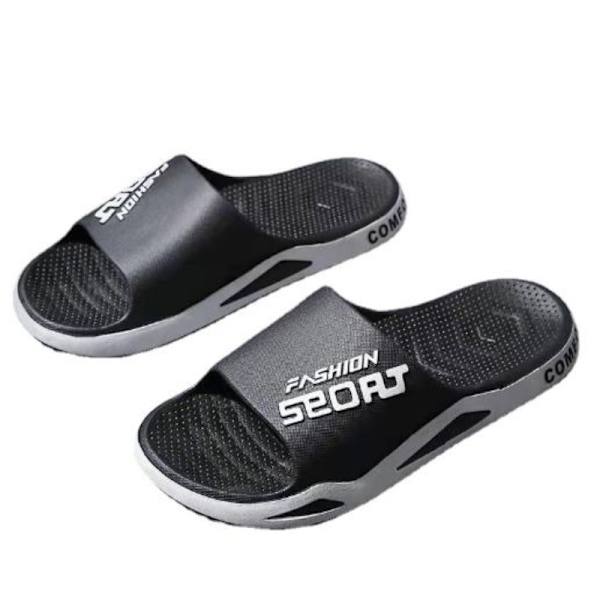 Herr Ultra Mjuka Slides Halkfria Casual Tofflor Öppen Tå Skor Inomhus Utomhus Strand Dusch Azul 48-49