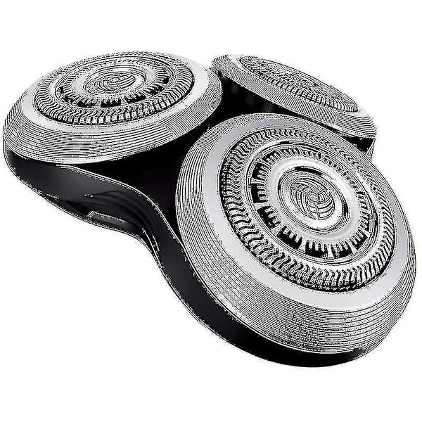 Ersättningsrakhuvuden för Philips Sh90/52 Sh90/70 Sh70 9000 7000 Rq10 Rq11 Rq12 S9711 S9911 S9152 S9031, 1 st, svart