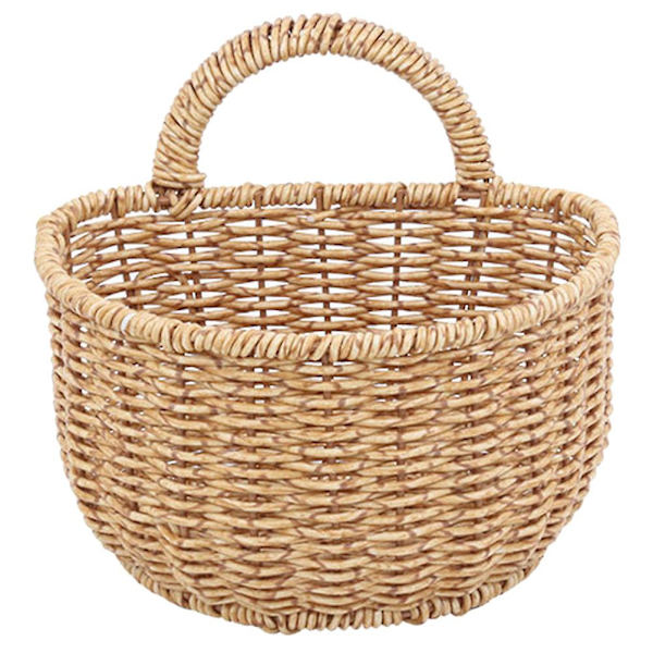 Håndvevd Oppbevaringskurv Hjemmetilbehør Beholder Imitasjon Rattan Oppbevaringsholder