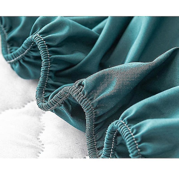 Varmt sengetøystrekk i bomull Vanntett madrassbeskytter Pustende madrasstrekk (størrelse, farge: 150x200x30 cm-hvit Squa