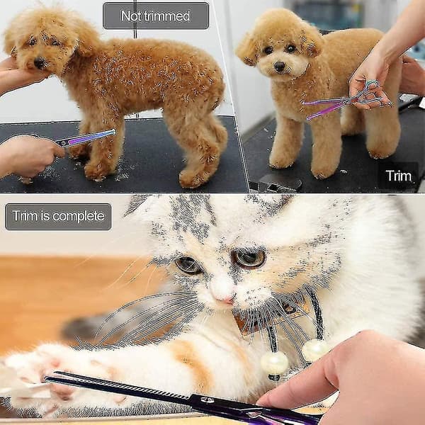 Favson Pet Grooming Scissors Set Rundad Spets