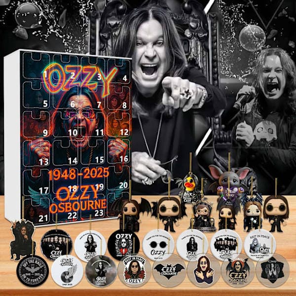 Black Sabbath Ozzy Osbourne Nedtællingskalender Blind Box Charm Type I