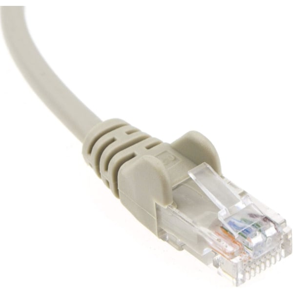 Grå nätverks Ethernet RJ45 Cat5e-cca UTP Patch 26awg kabel 1m [1 meter]