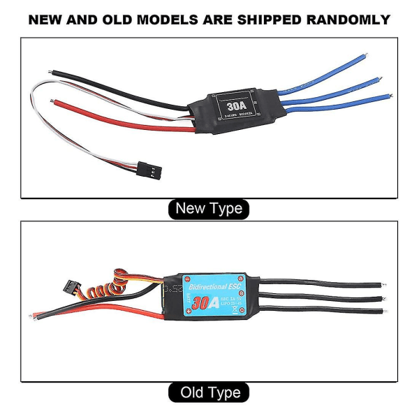 Bial Esc 30a Borstlös Esc För Fjärrstyrd Pneumatisk Under Prop(30a)